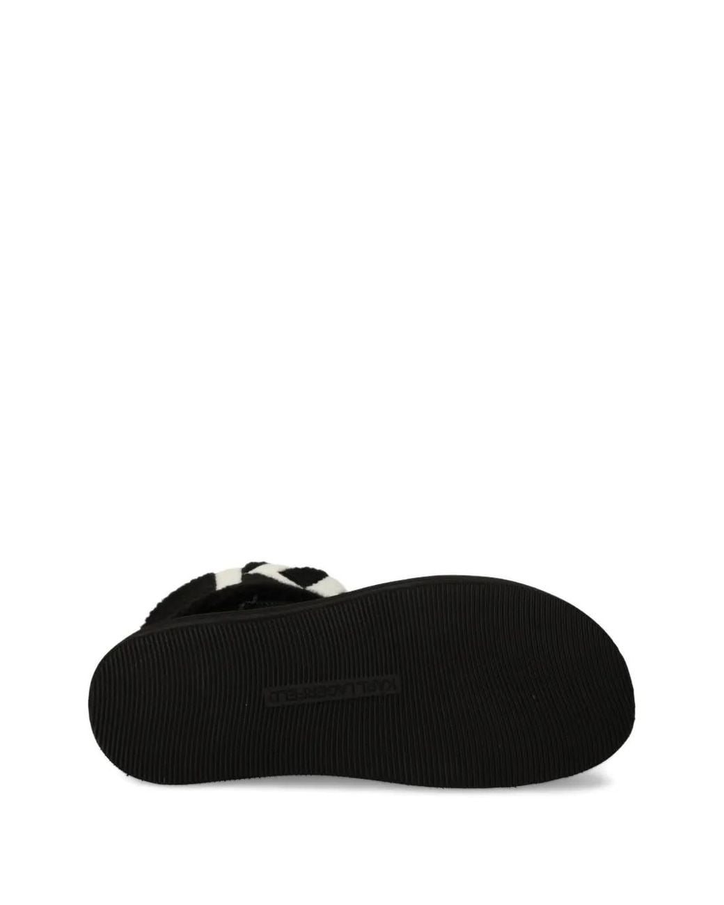 Karl Lagerfeld Black Thermo Platform Boots