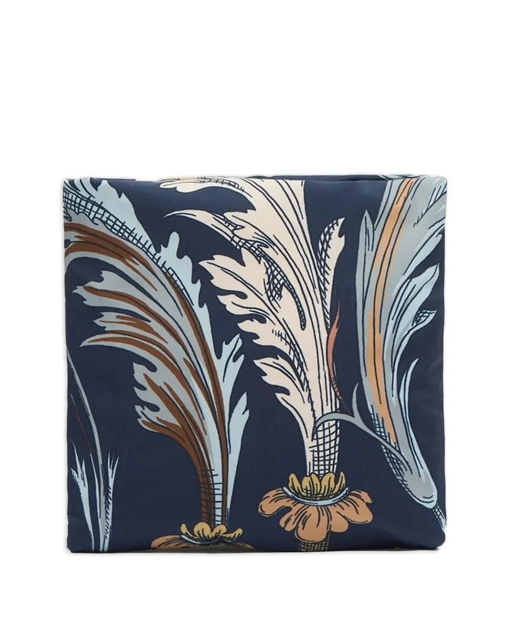 Inoui Edition Blue Rococo Print Packable Backpack Bag