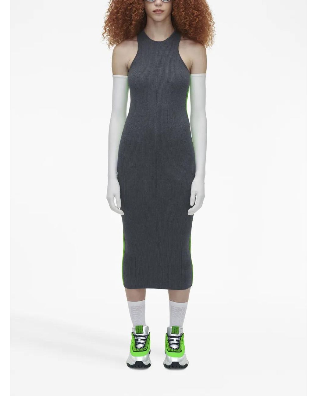 Marc Jacobs Green The Monogram Lazy Runner Sneakers