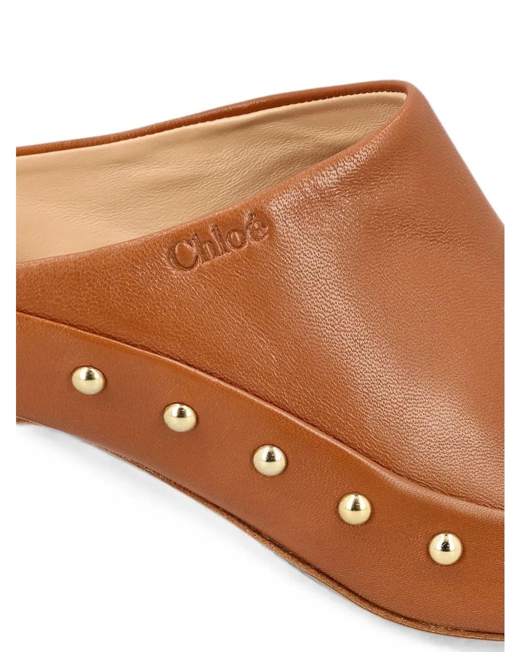 Mule di Chloé in Brown