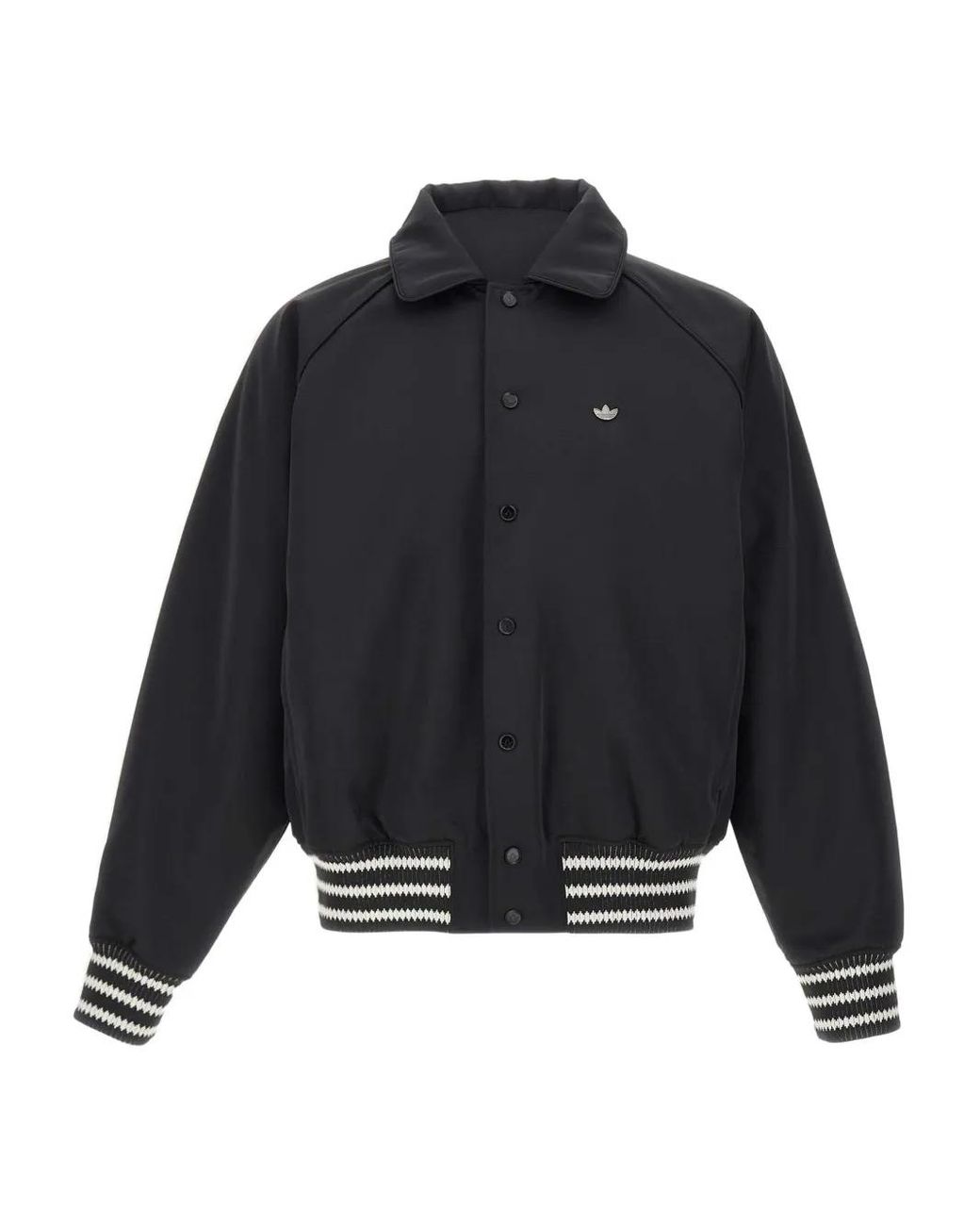Adidas Bomberjack Met Logodetail in het Blue voor heren