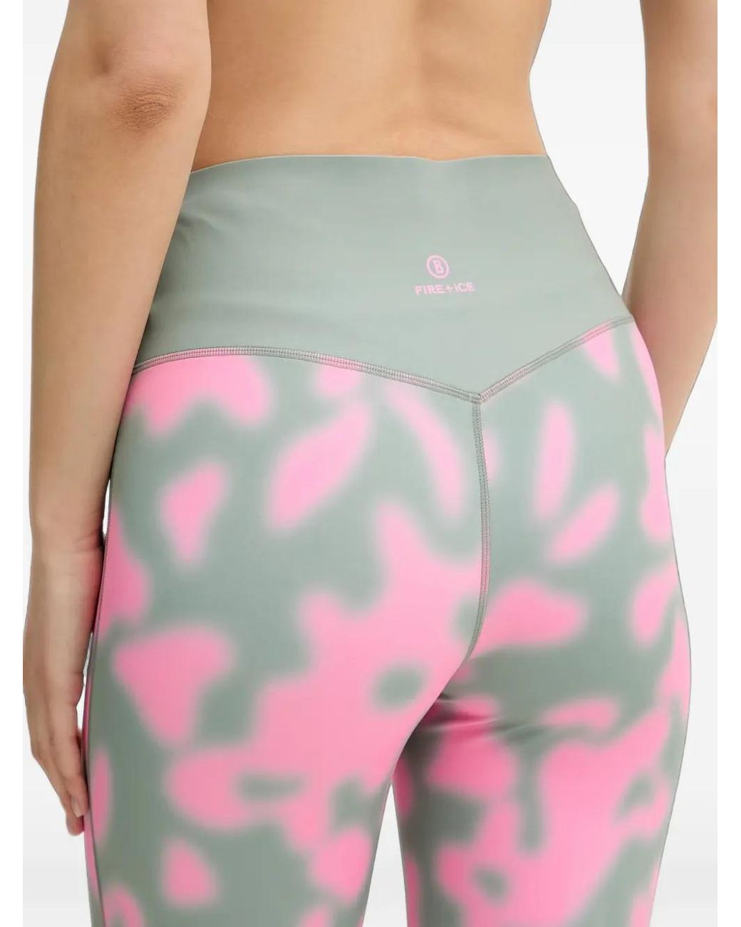 Bogner Fire + Ice Pink Legging Cherien À Imprimé Abstrait