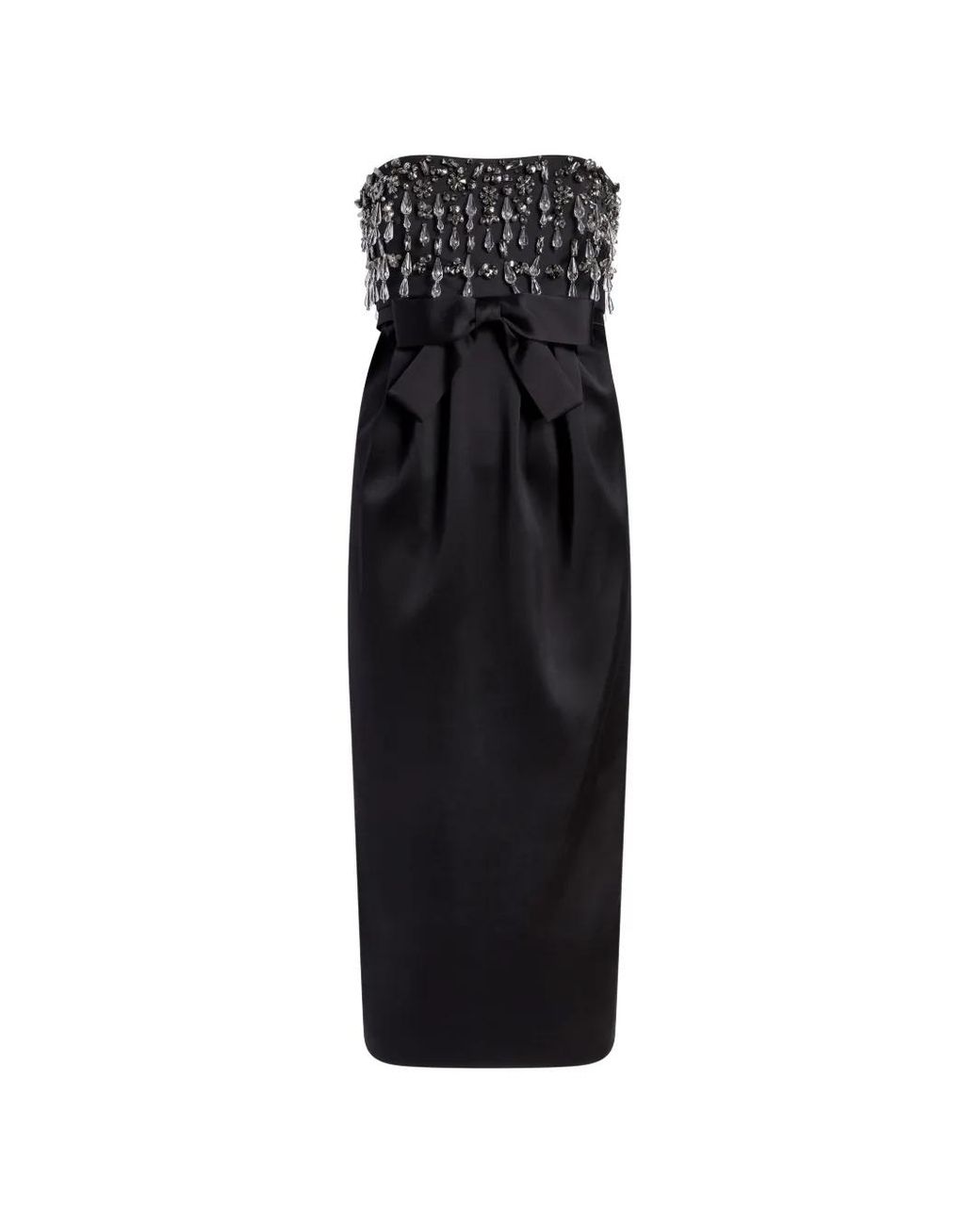 Cinq À Sept Black Gemstone Layered Zelina Dress
