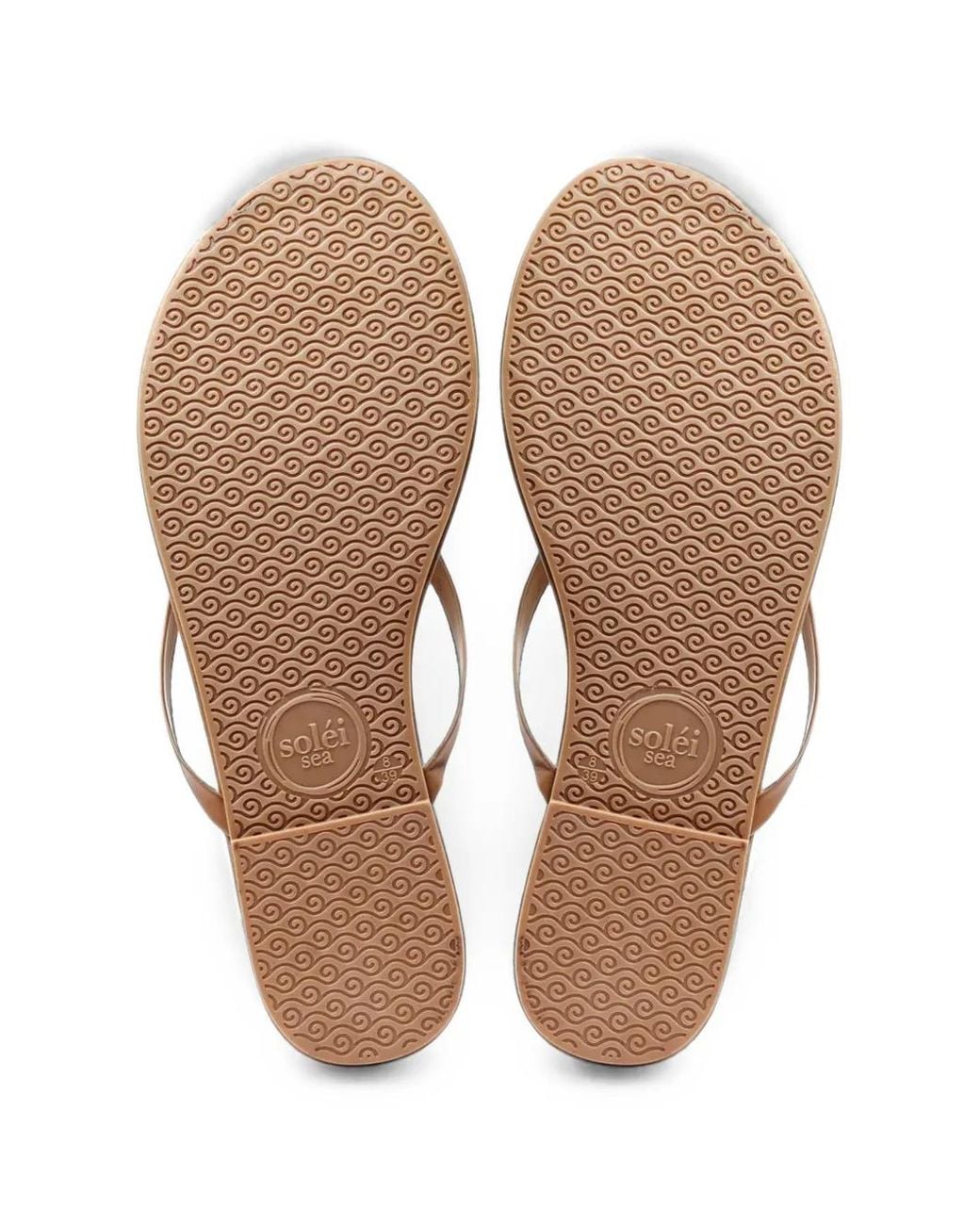 Solei Sea Brown Indie Slip-On Slides