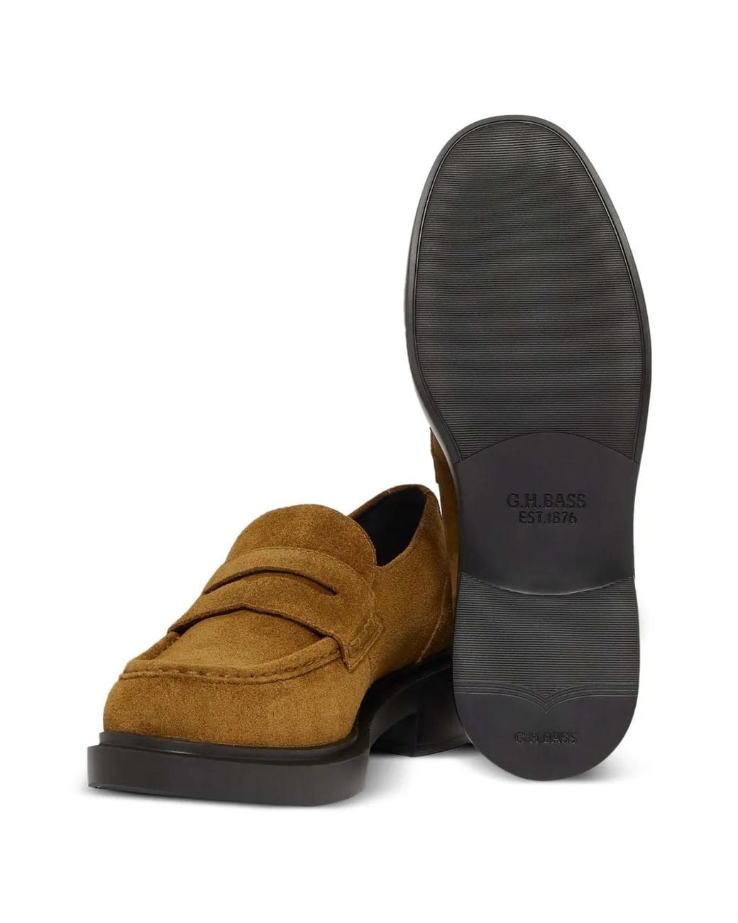 G.H.BASS Brown Albany Ii Penny Loafers