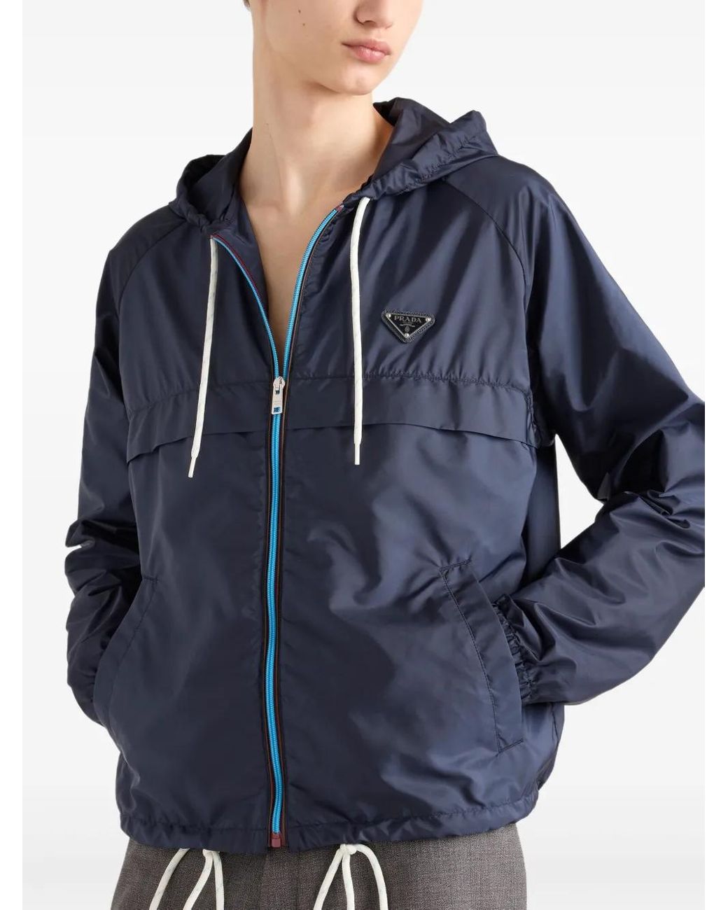 Prada Blue Coats for men