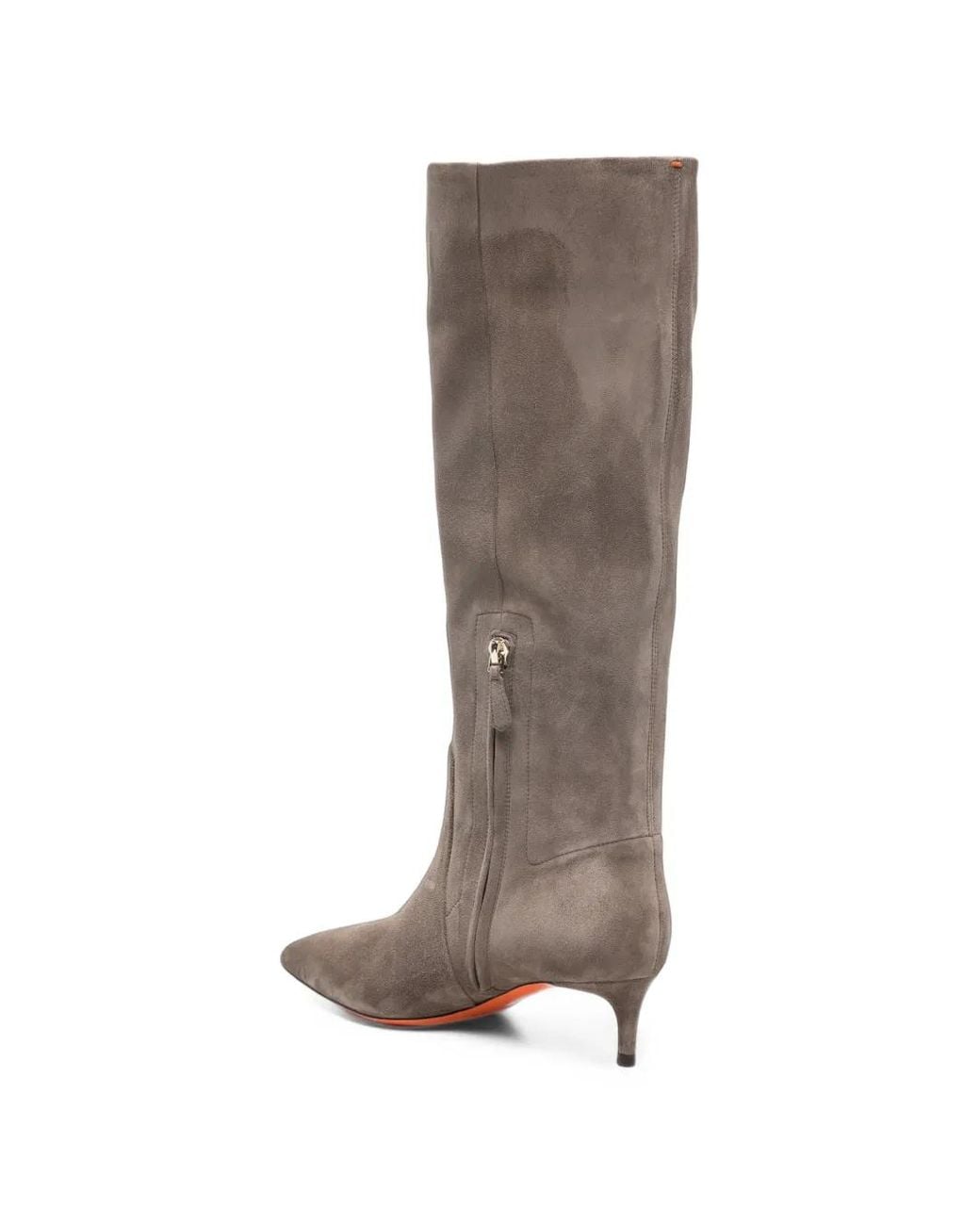 Santoni Brown Viola Suede Boots