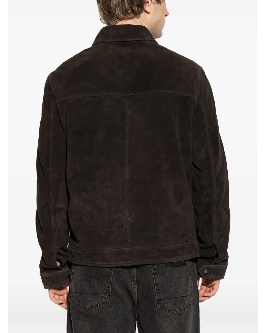 AllSaints Nates Button-Up Jack in het Black voor heren