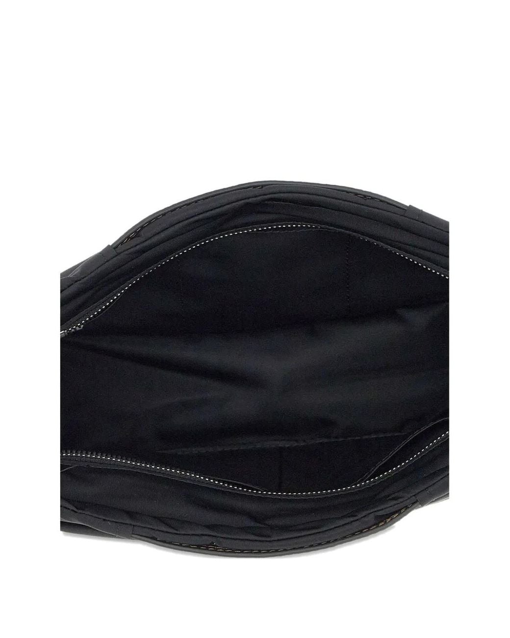 Gianni Chiarini Black Bagsinbag Leather-Trim Clutch Bag