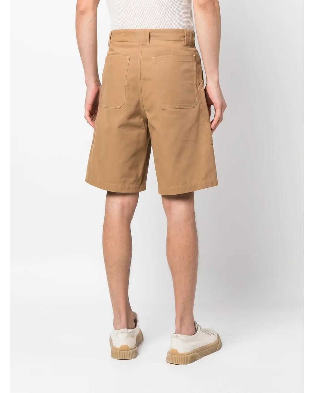 A.P.C. Natural Melbourne Cotton Canvas Shorts for men