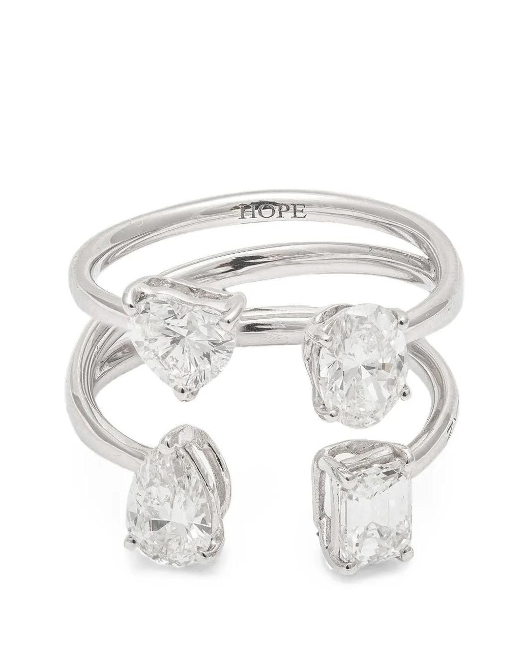 Zydo White Hope Diamond Open Ring