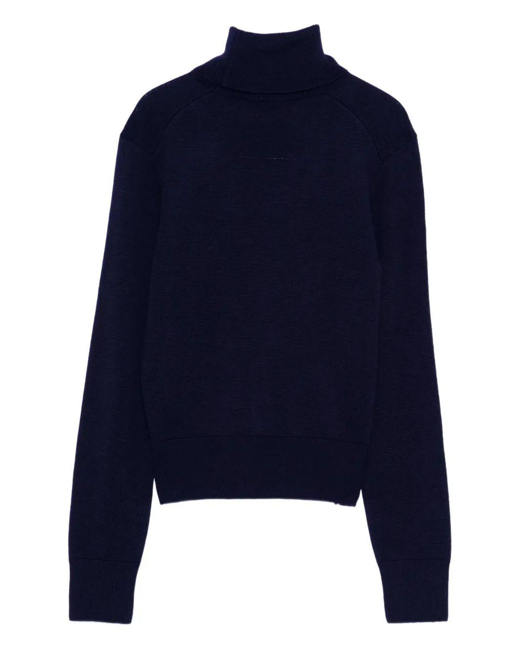 AMI Black Ami De Coeur Turtleneck Sweater