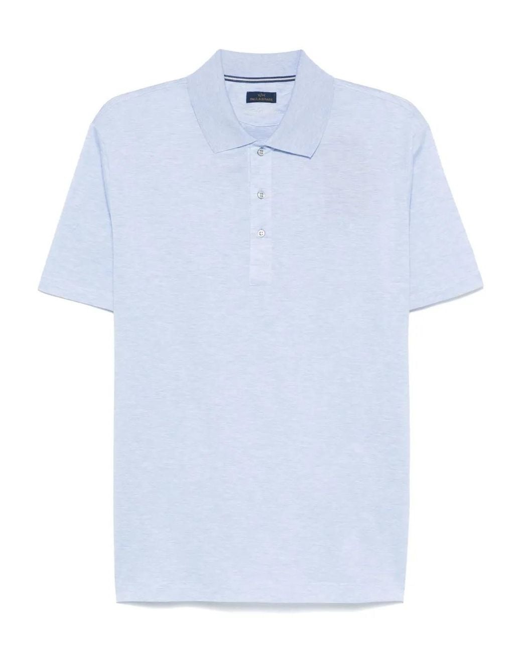 Polo De Algodón Paul & Shark de hombre de color Blue