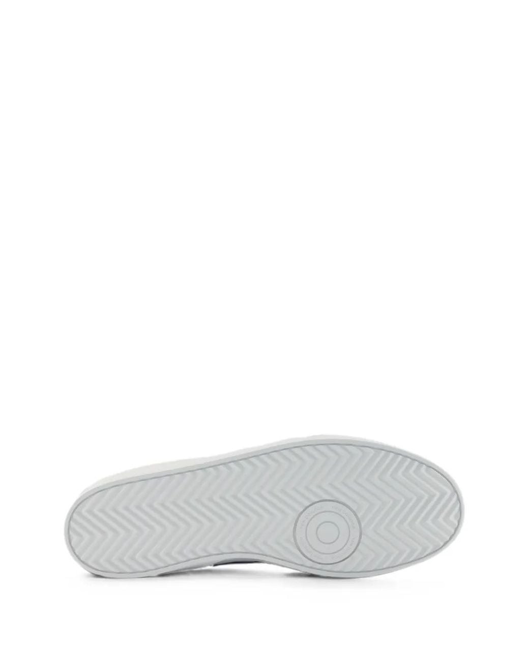 New Balance White Baskets 750 À Patch Logo