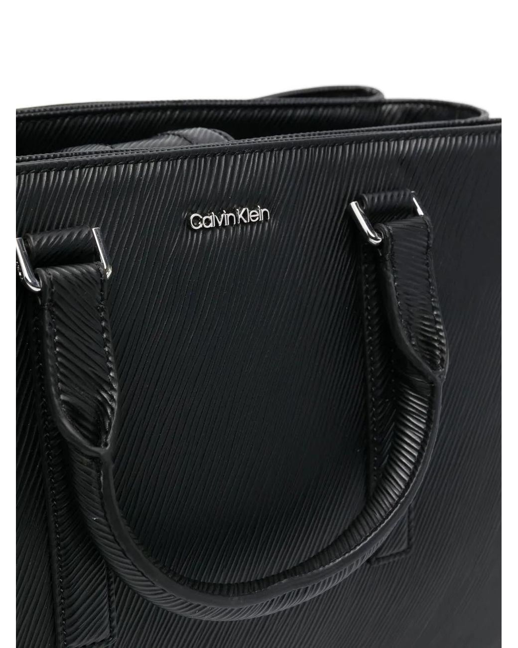 Calvin Klein Black Tote Bags