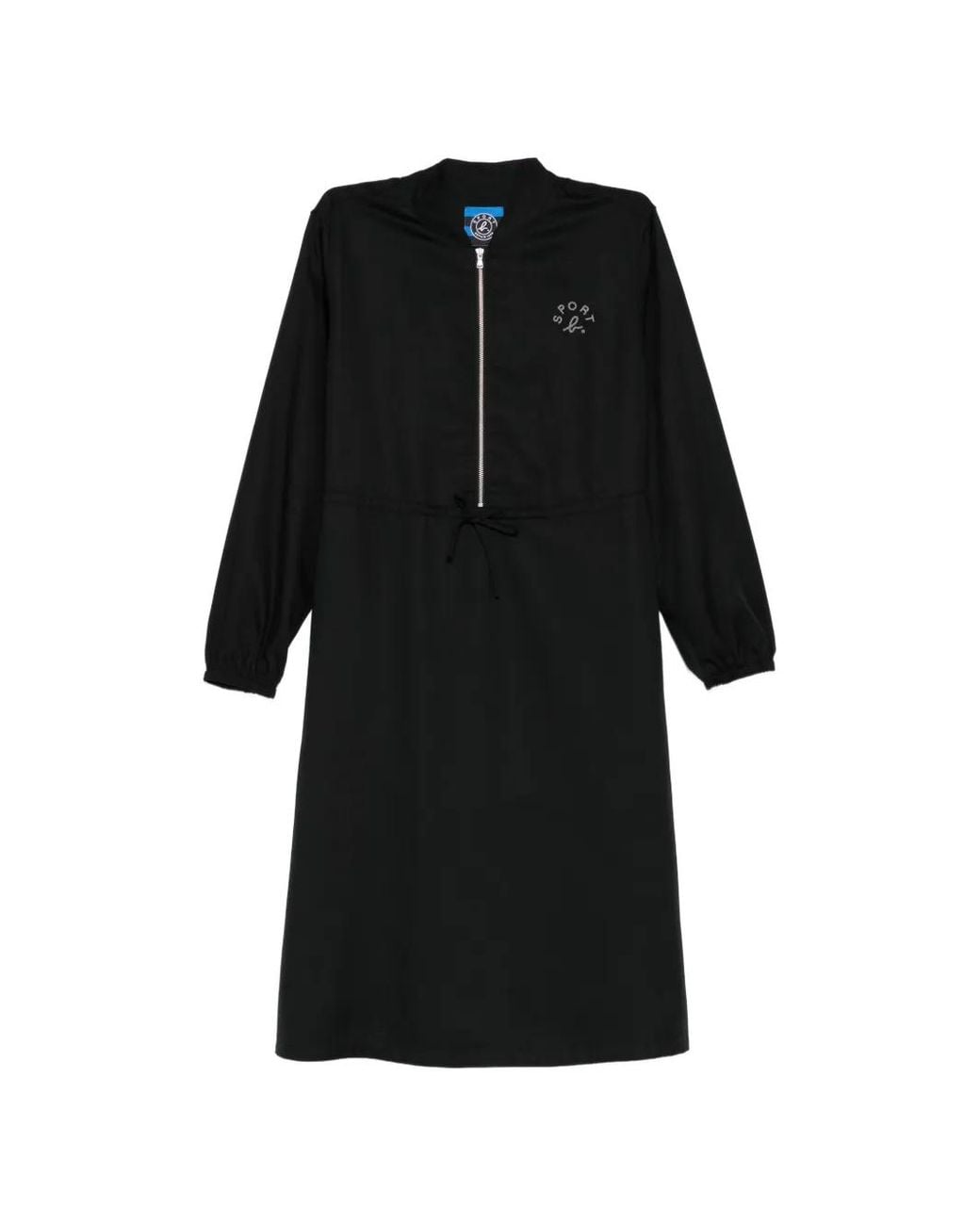 SPORT b. by agnès b. Black Logo-Embroidered Dress