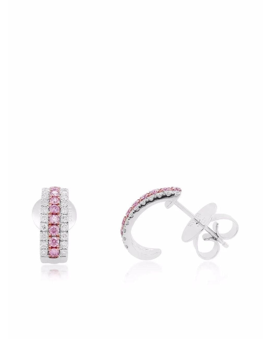 HYT Jewelry White 18Kt Argyle Diamond Stud Earrings