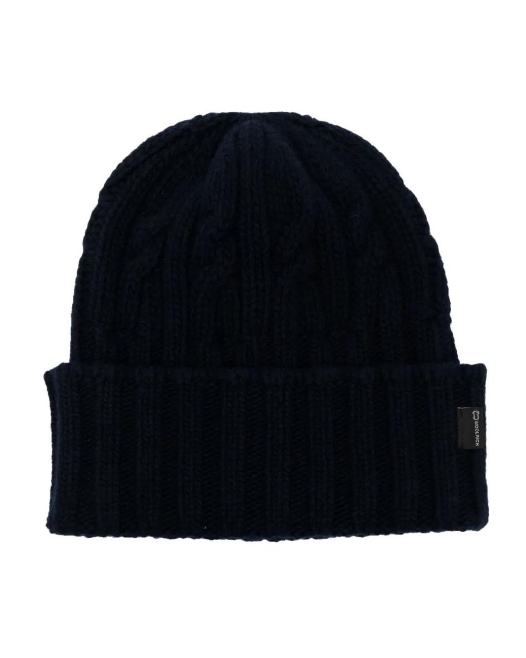 Woolrich Mütze Mit Zopfmuster in Black für Herren