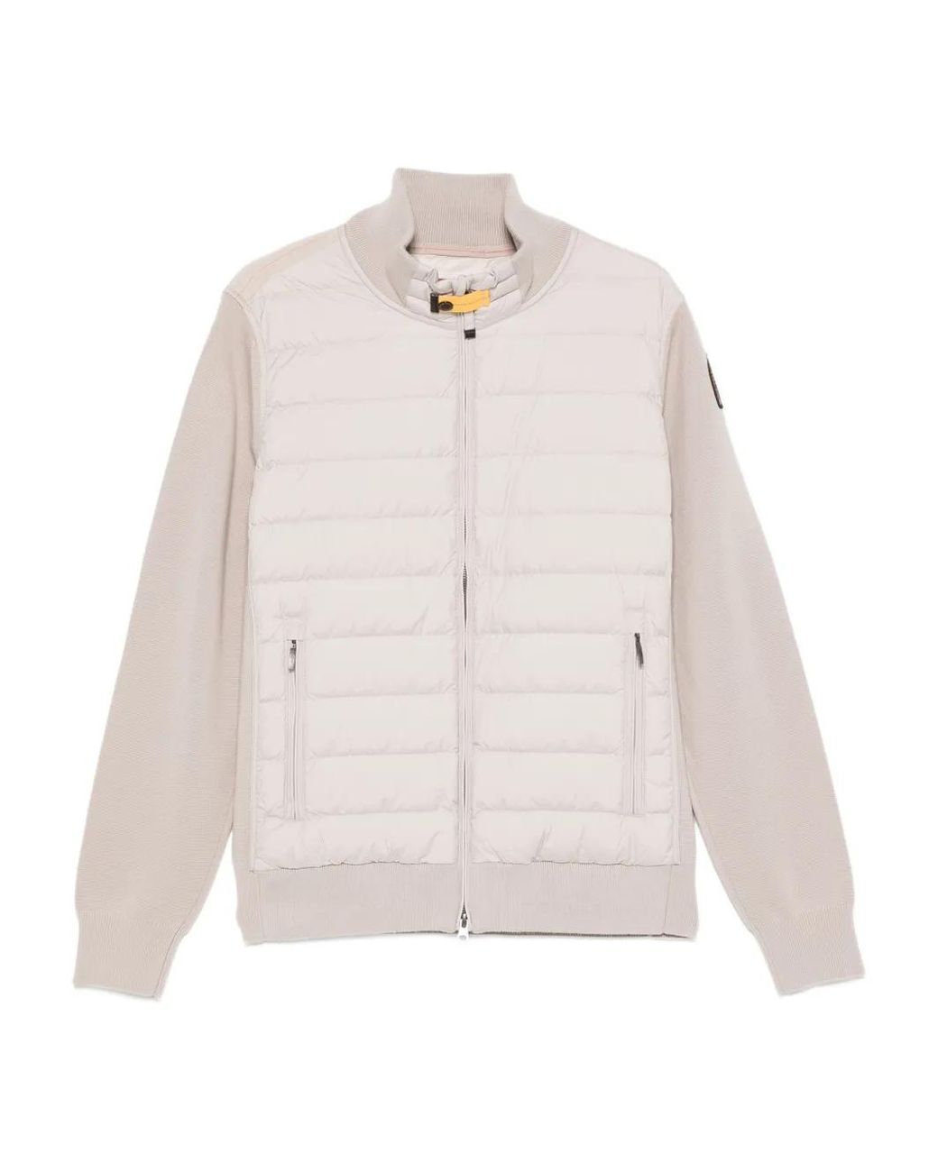 Parajumpers White Quilted Zip-Fastening Jacket for men