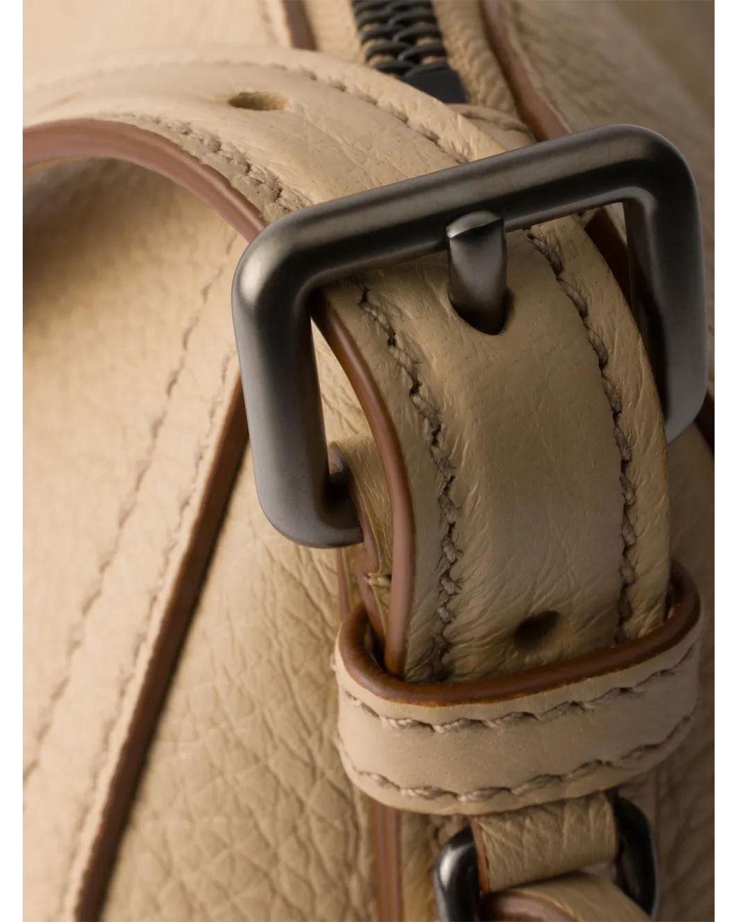 Borsa A Spalla Aimèe Grande di Prada in Natural