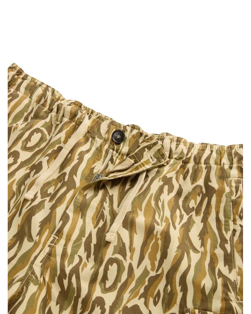 Woolrich Yellow Shadowbark Cargo Shorts for men