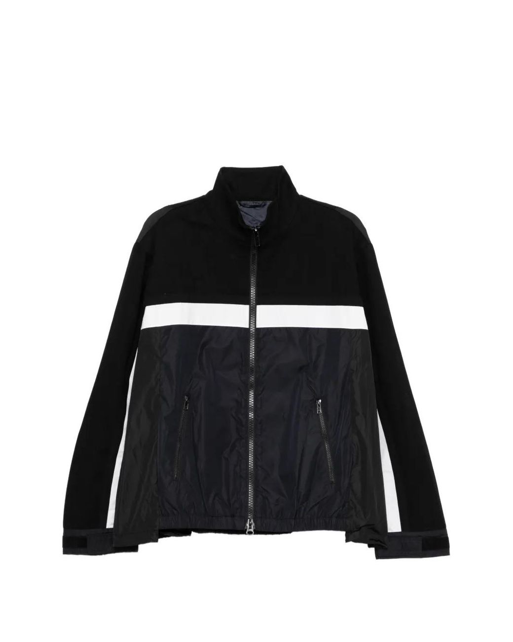CROQUIS Black Veste À Rayures for men
