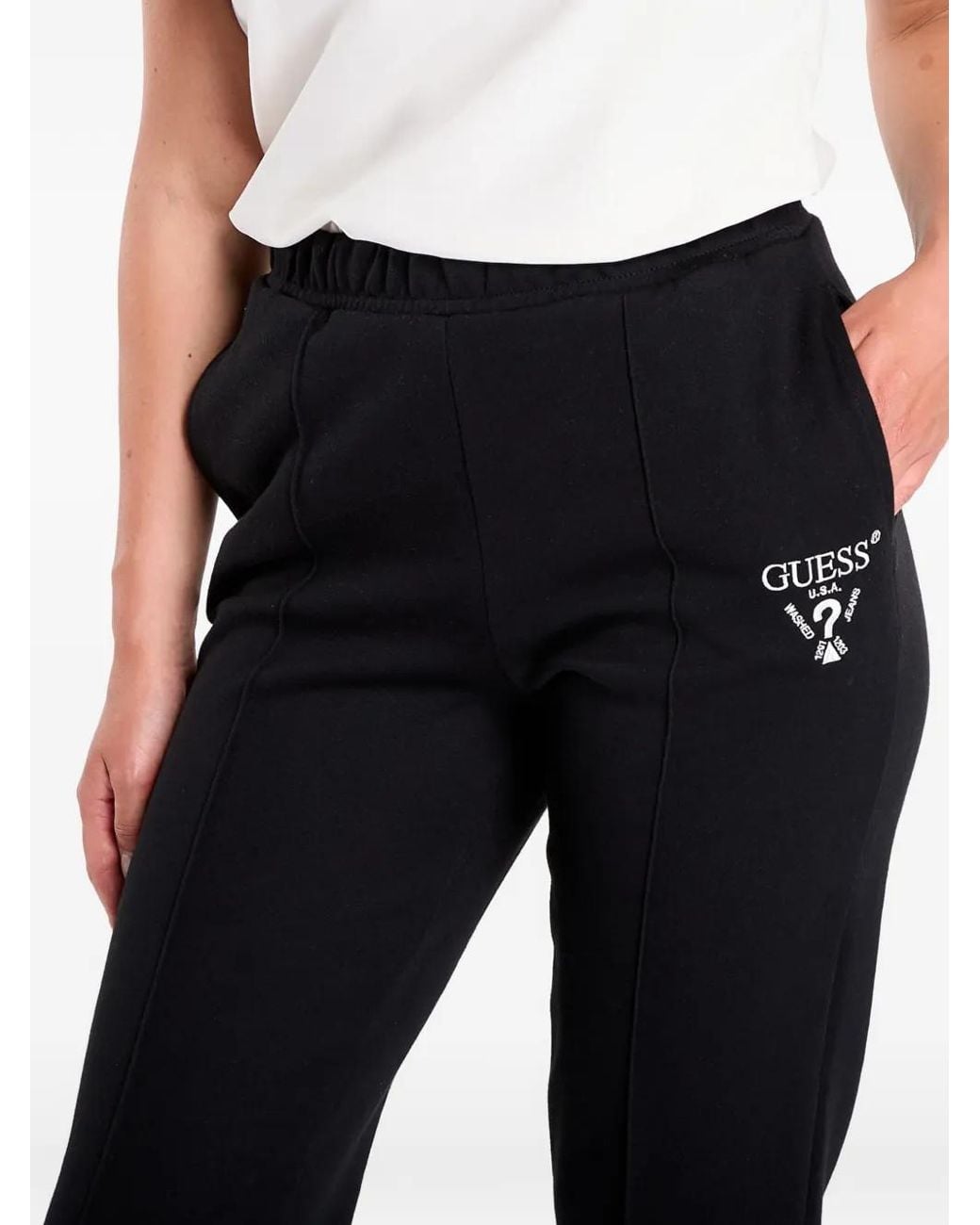 Guess Roberta Trainingsbroek Met Logoprint in het Blue