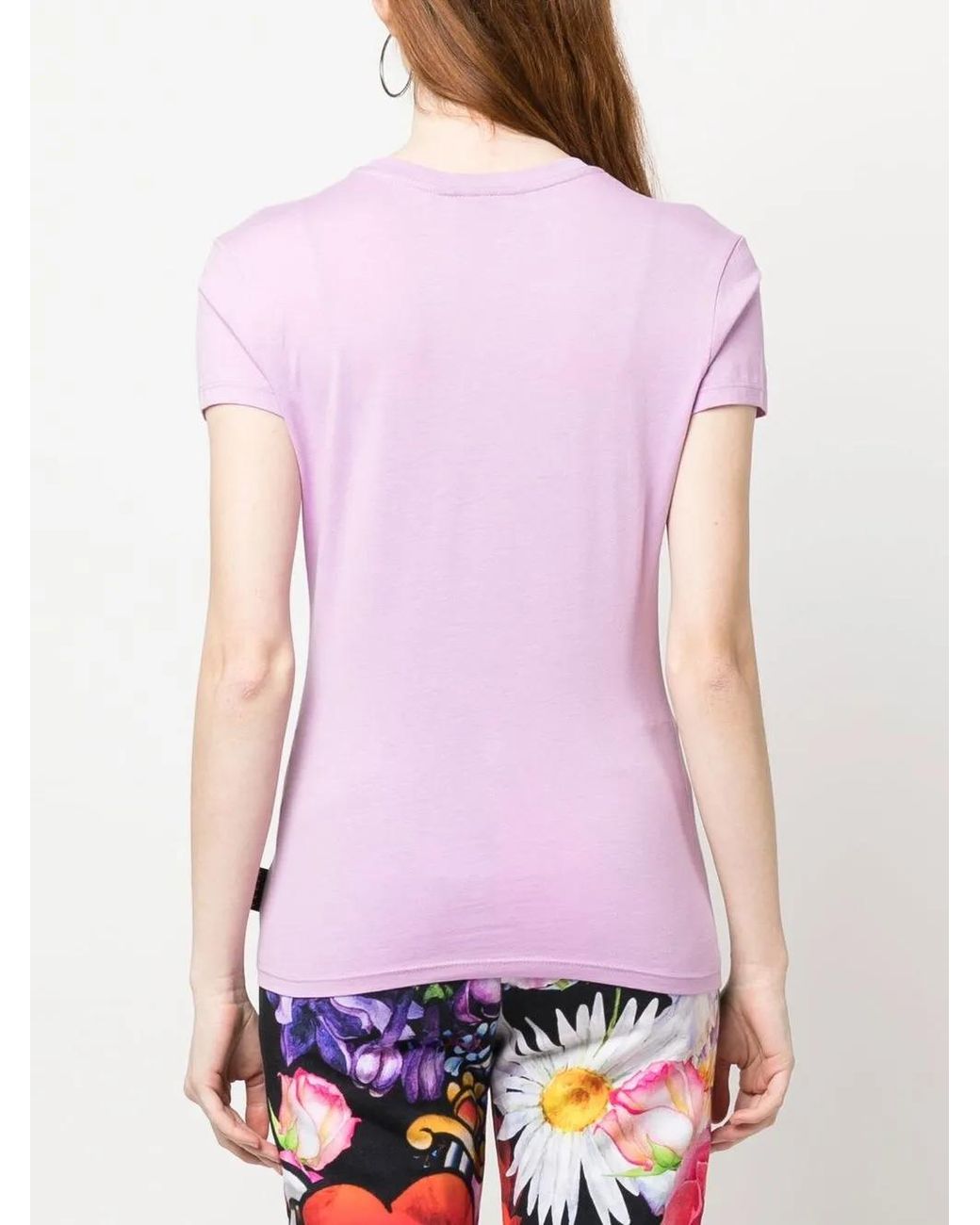 Philipp Plein Pink Pure Cotton T-Shirt