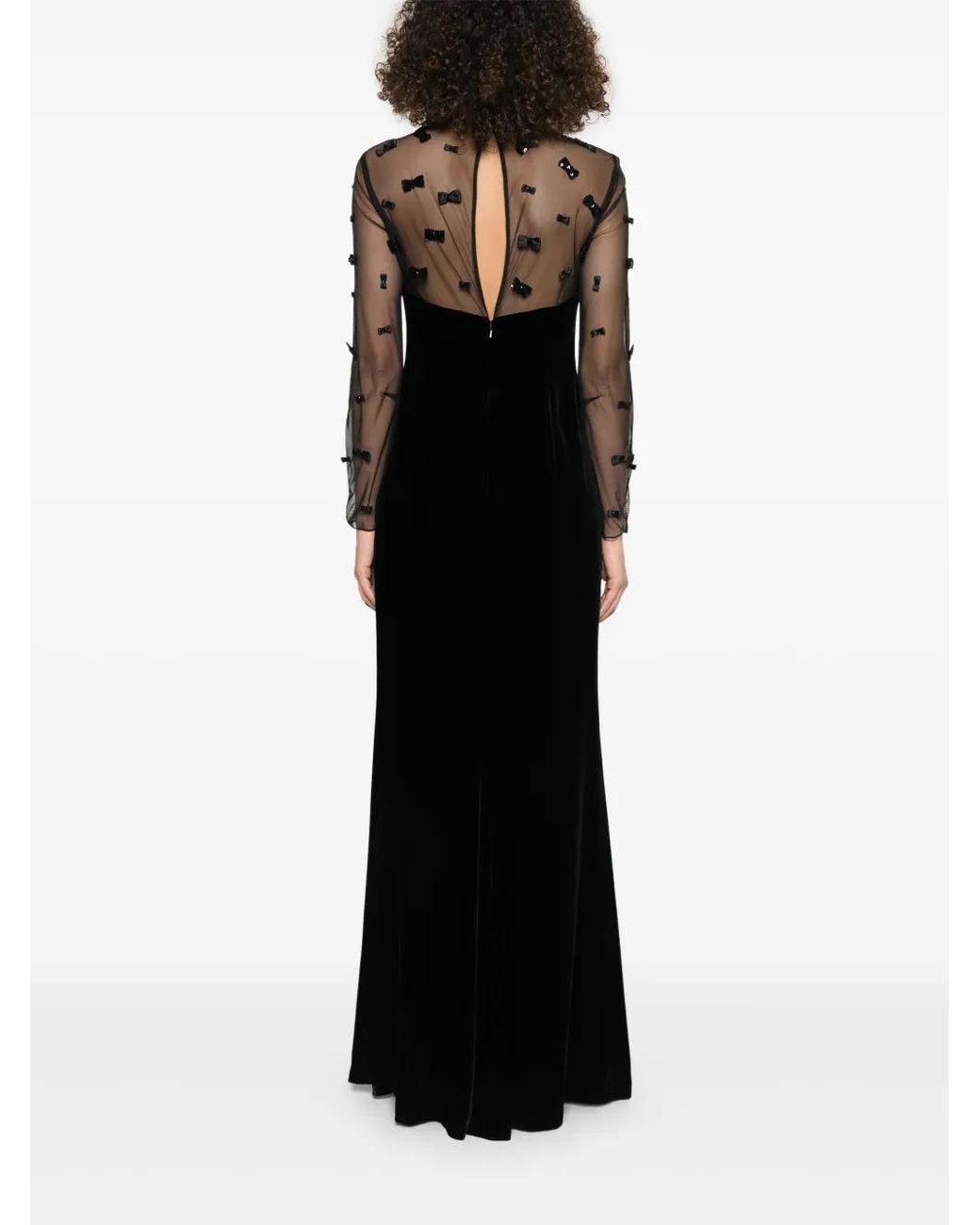 Max Mara Black Marocco Gown