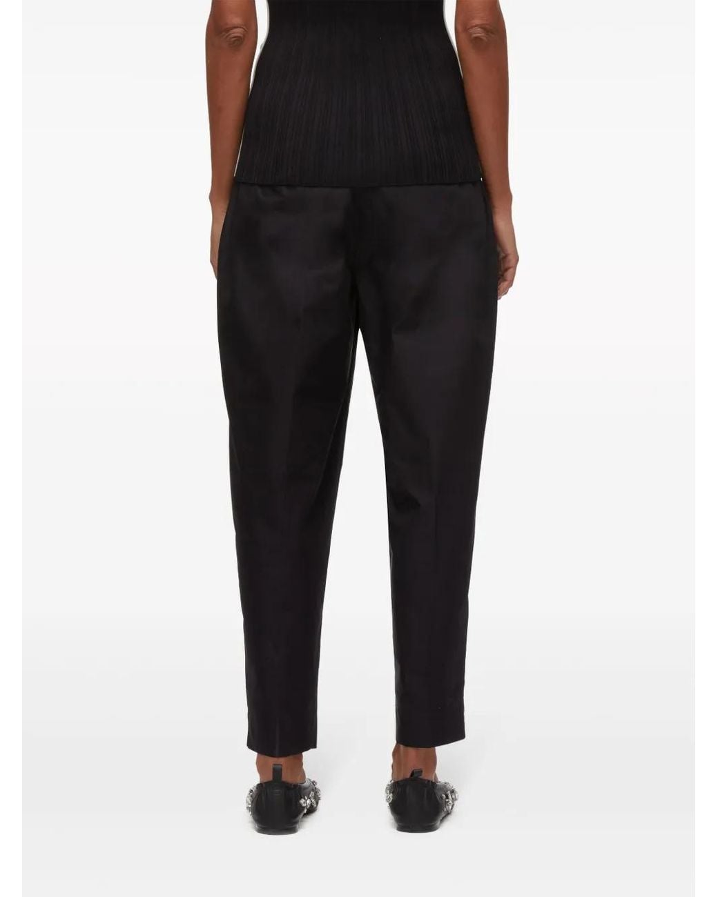 3.1 Phillip Lim Blue Buckled Tapered Trousers