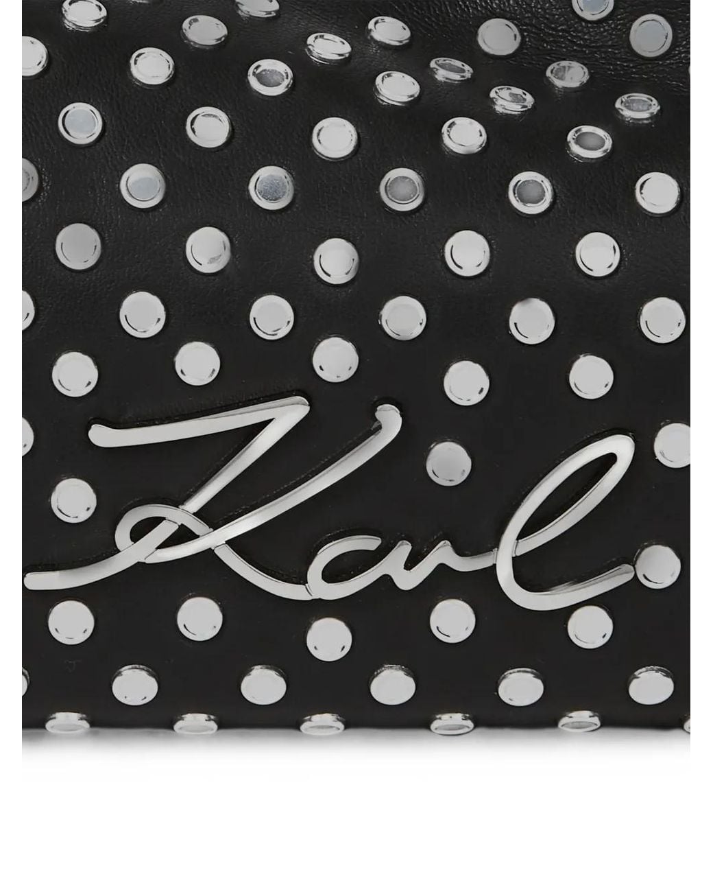 Karl Lagerfeld Black Mini K/Soiree Signature Cross Body Bag