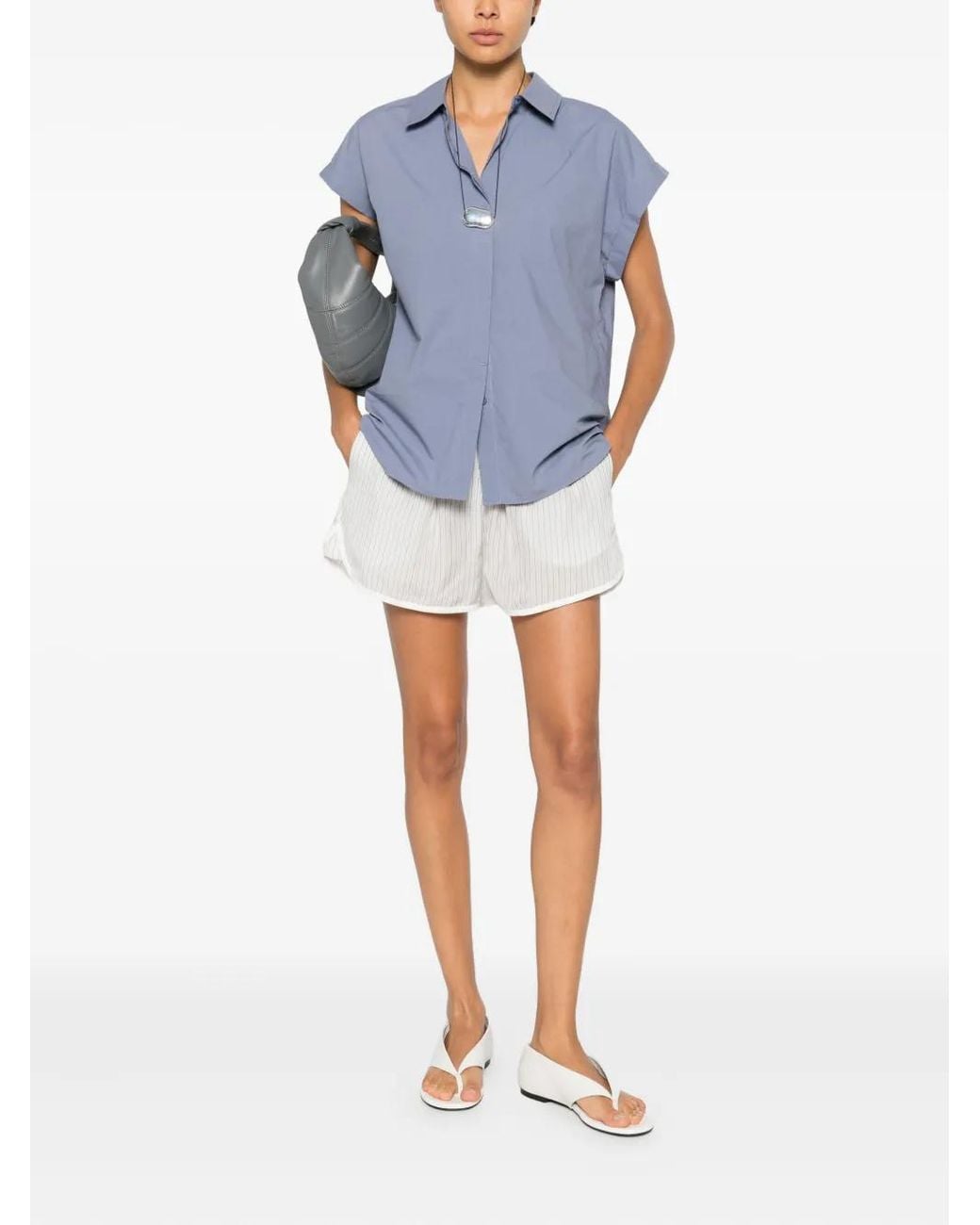 Matteau Blue Sleeveless Top