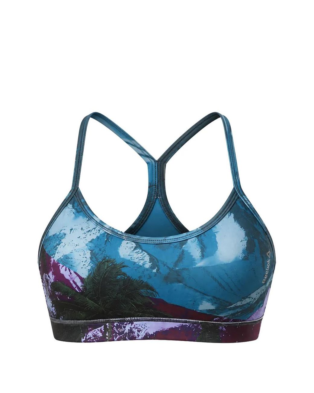 Reebok Blue Strappy Studio Yoga Tank Top