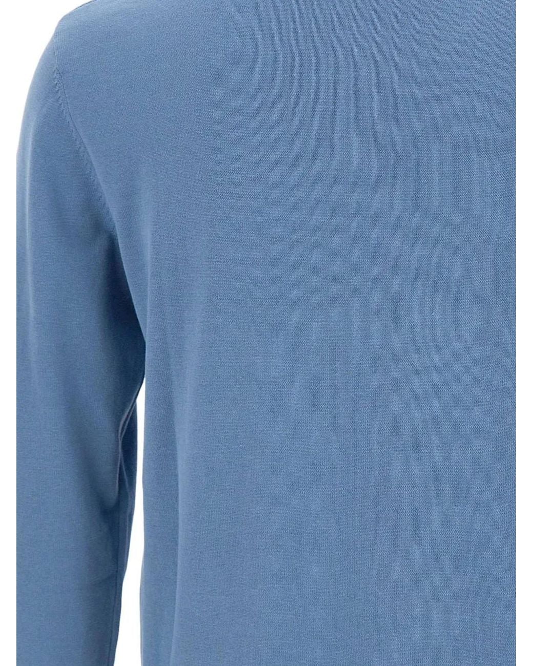 Peuterey Ganna Trui Met Logopatch En Ronde Hals in het Blue voor heren