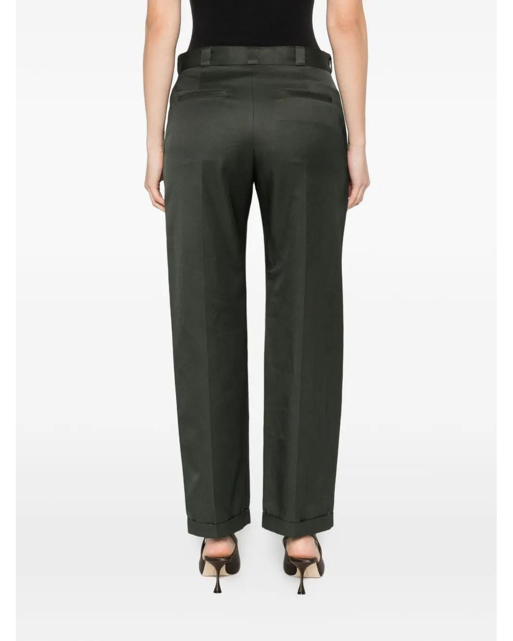 Tom Ford Gray Folded-Hem Trousers