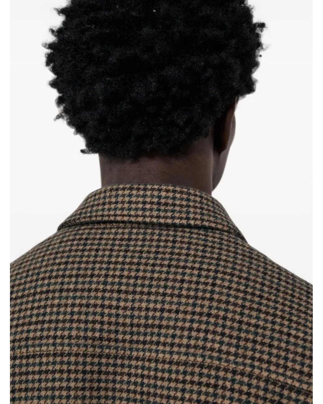Hartford Gray Dandy Houndstooth-Pattern Jacket for men