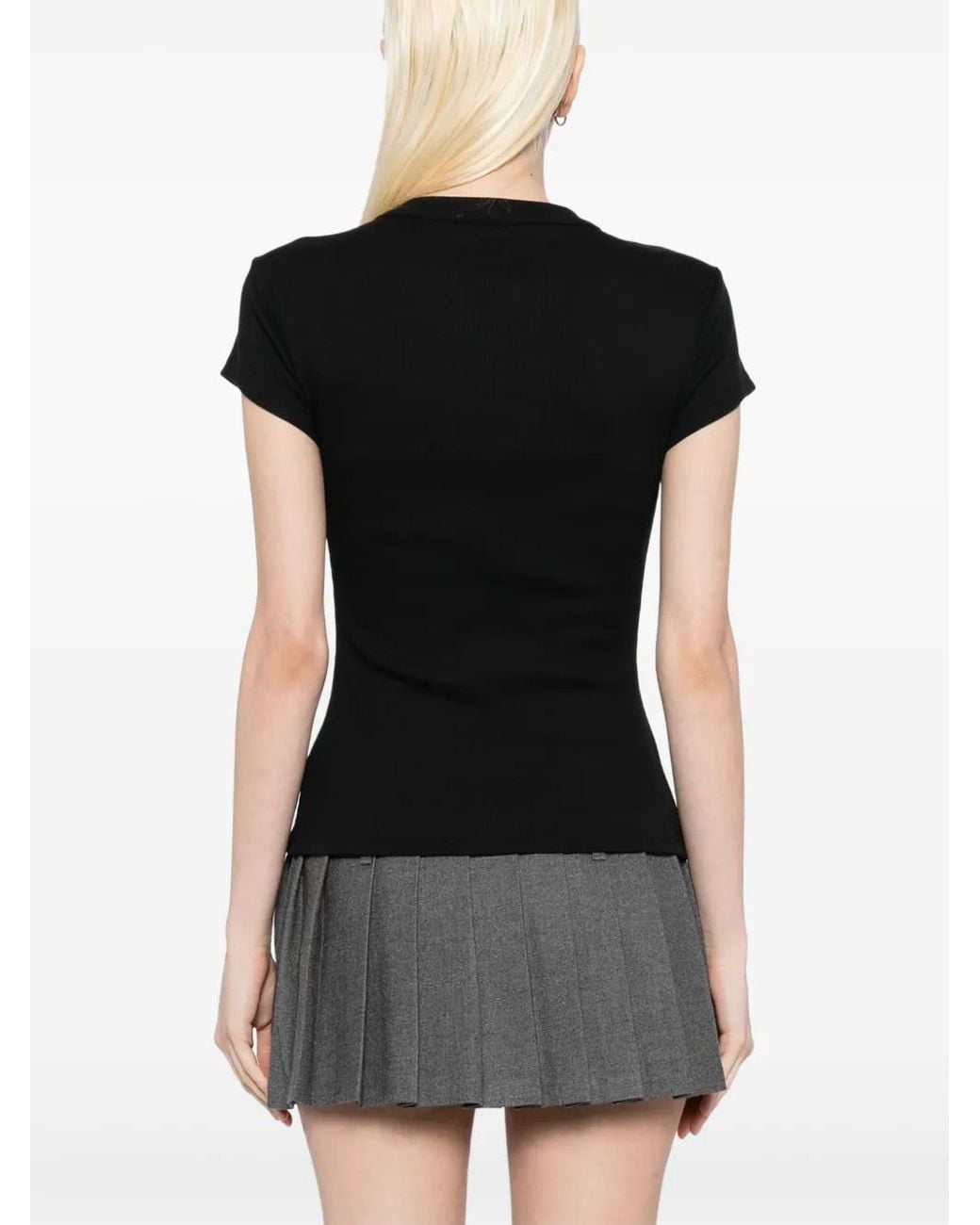 Reformation Black Raelynn Top