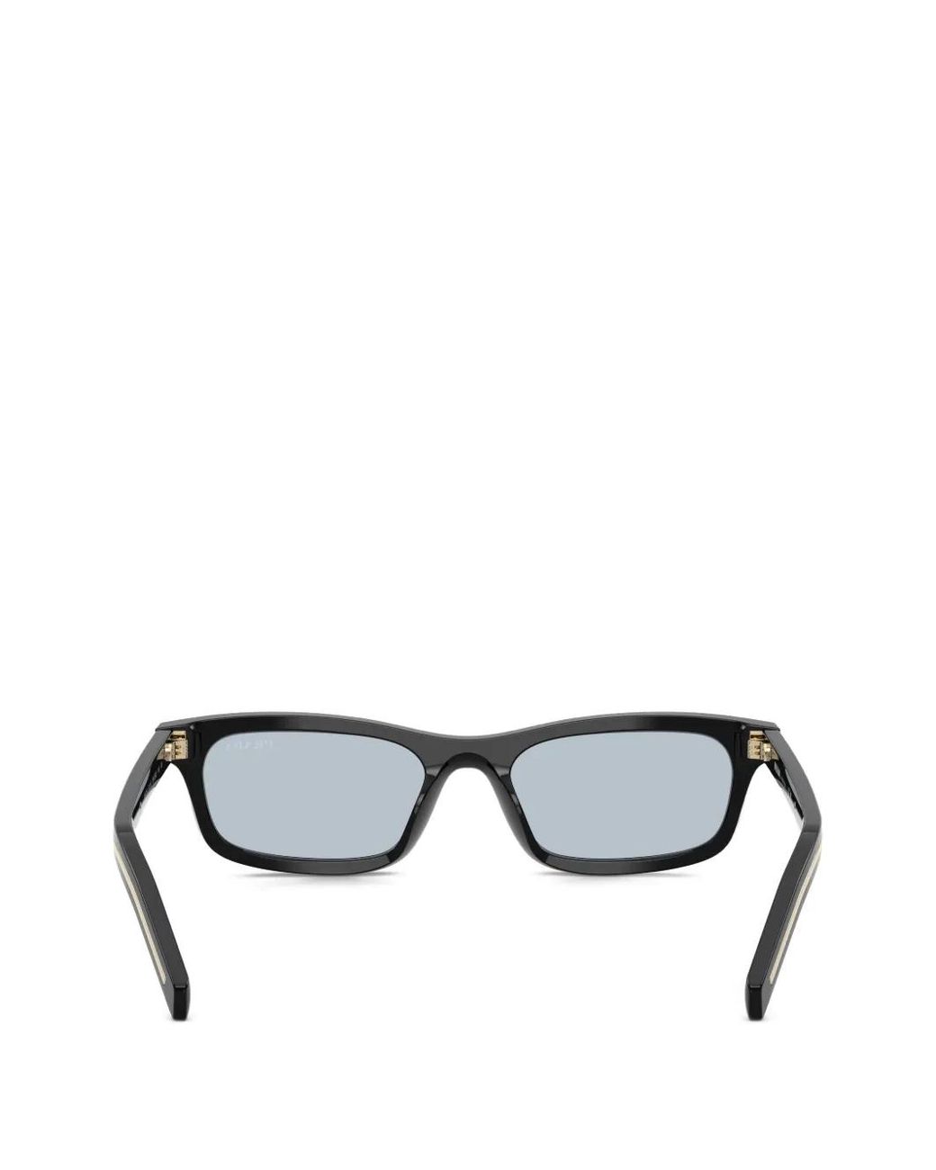 Prada Black Rectangle-Frame Sunglasses