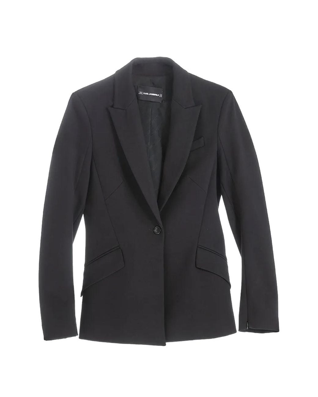 Karl Lagerfeld Blue Punto Single-Breasted Blazer