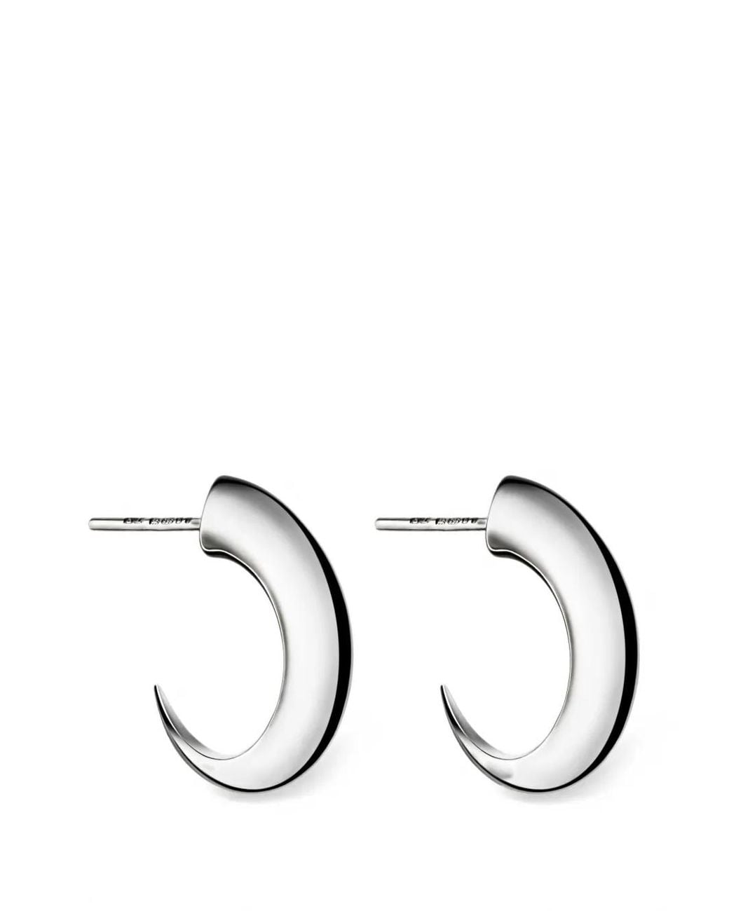 Shaun Leane White Mittelgroßer 'Cat Claw' Ohrring