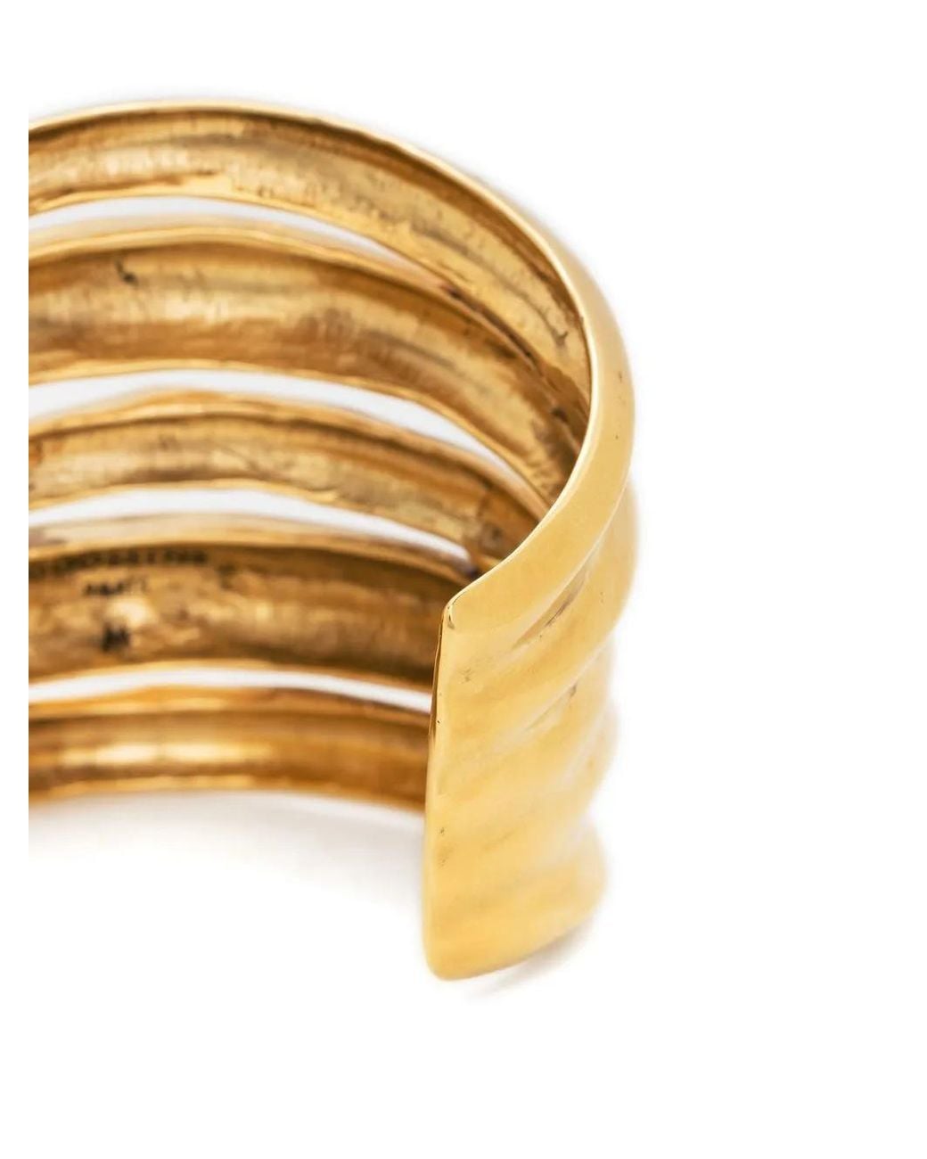 Goossens Yellow Spirale Open-Back Cuff Bracelet