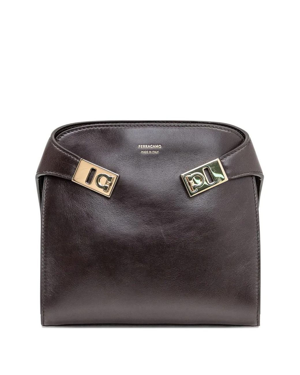 Ferragamo Gray Small Hug Belt Bag