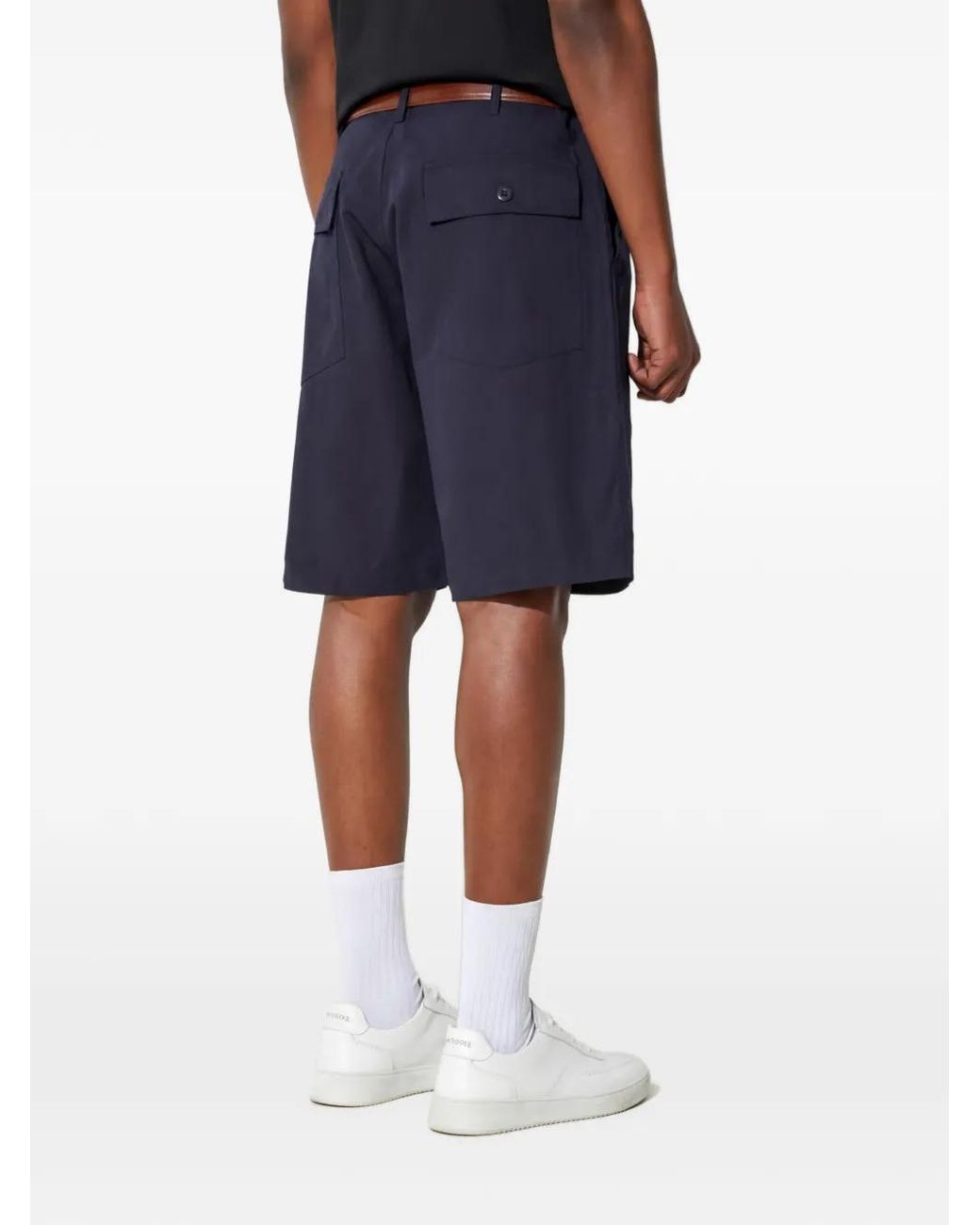 Engineered Garments Blue Patch-Pocket Shorts for men