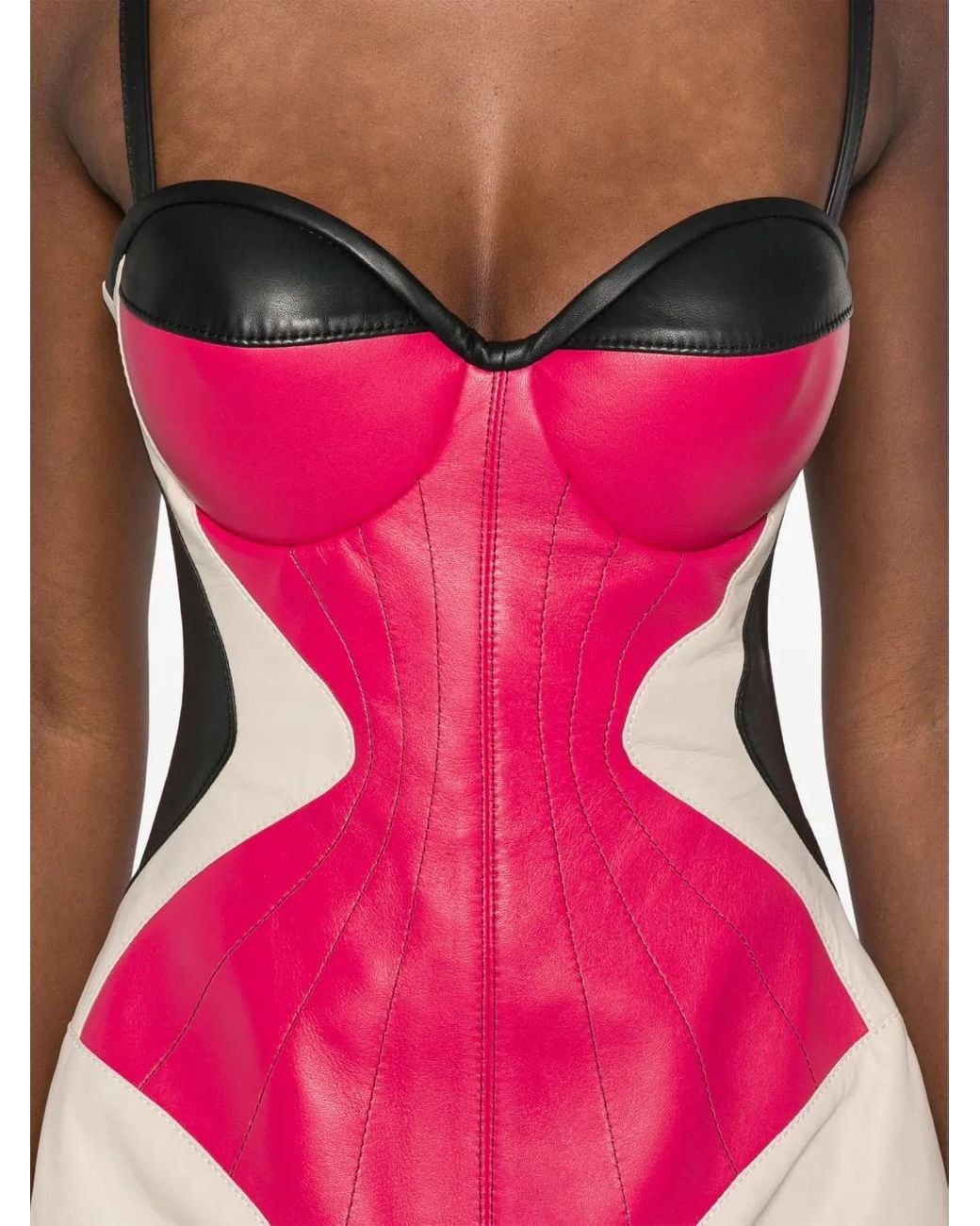 MITILIANE COUTURE Pink Hourglass Mini Dress