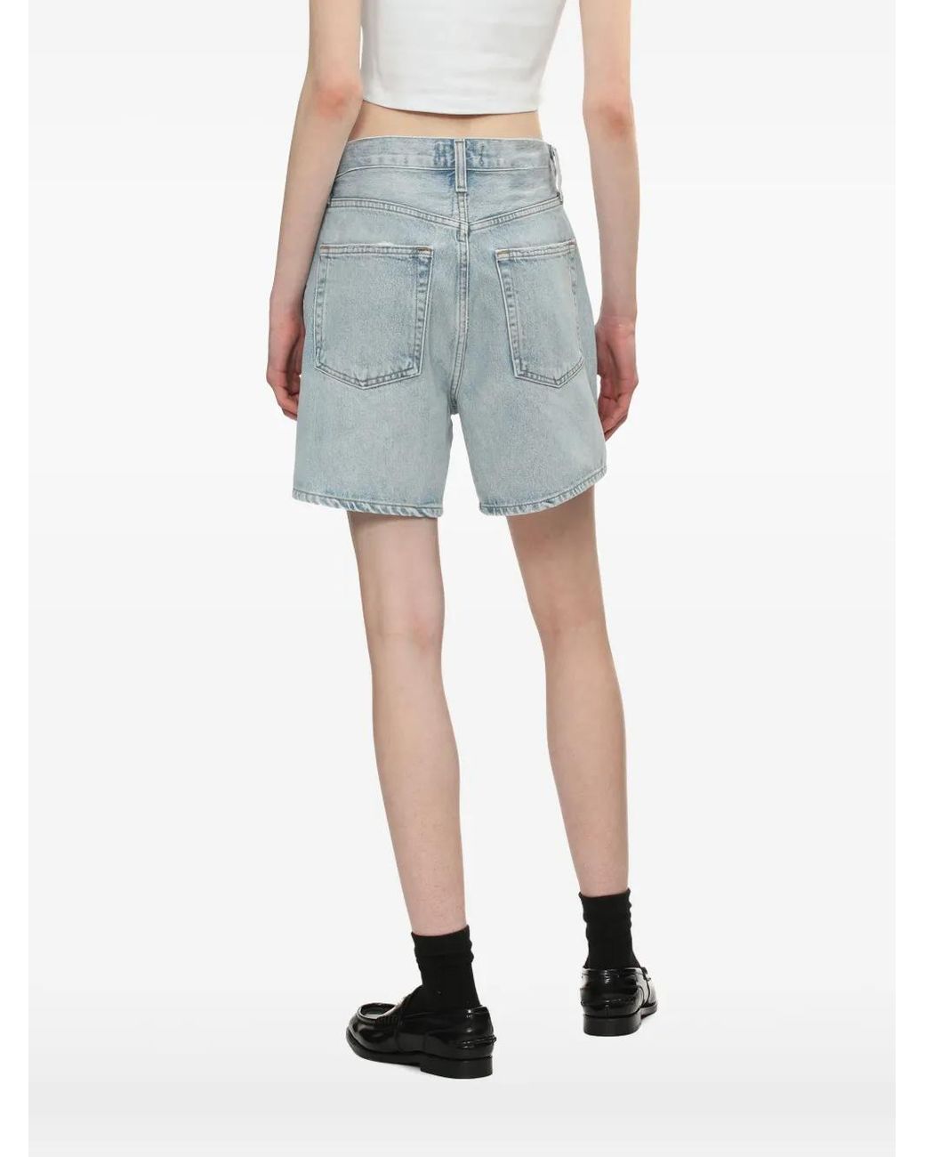 Agolde Denim Shorts in het Blue