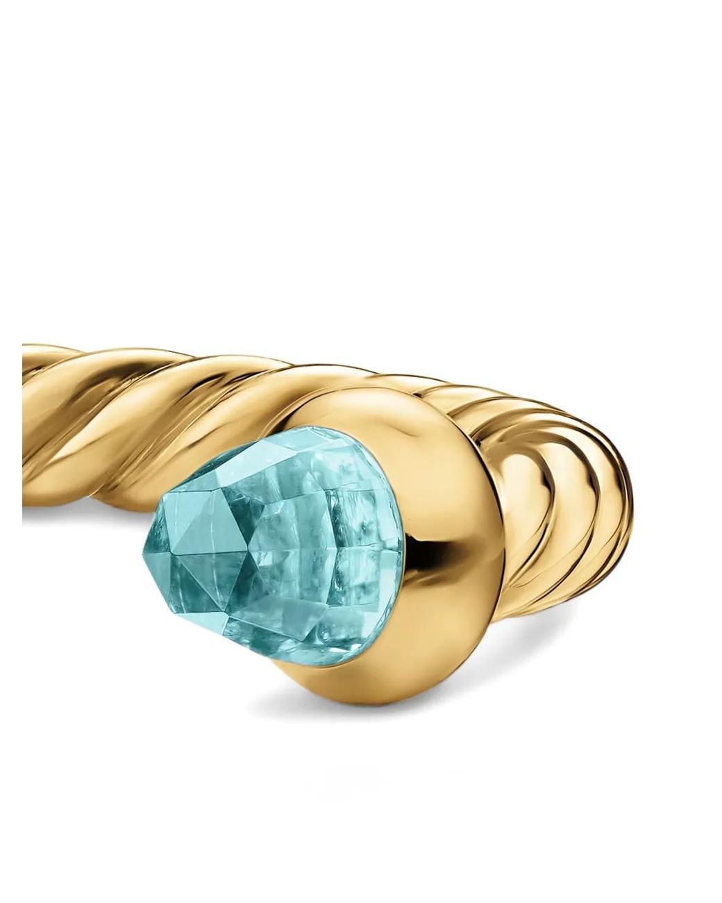 David Yurman Metallic Offener Micro Cablespira Flex Ring