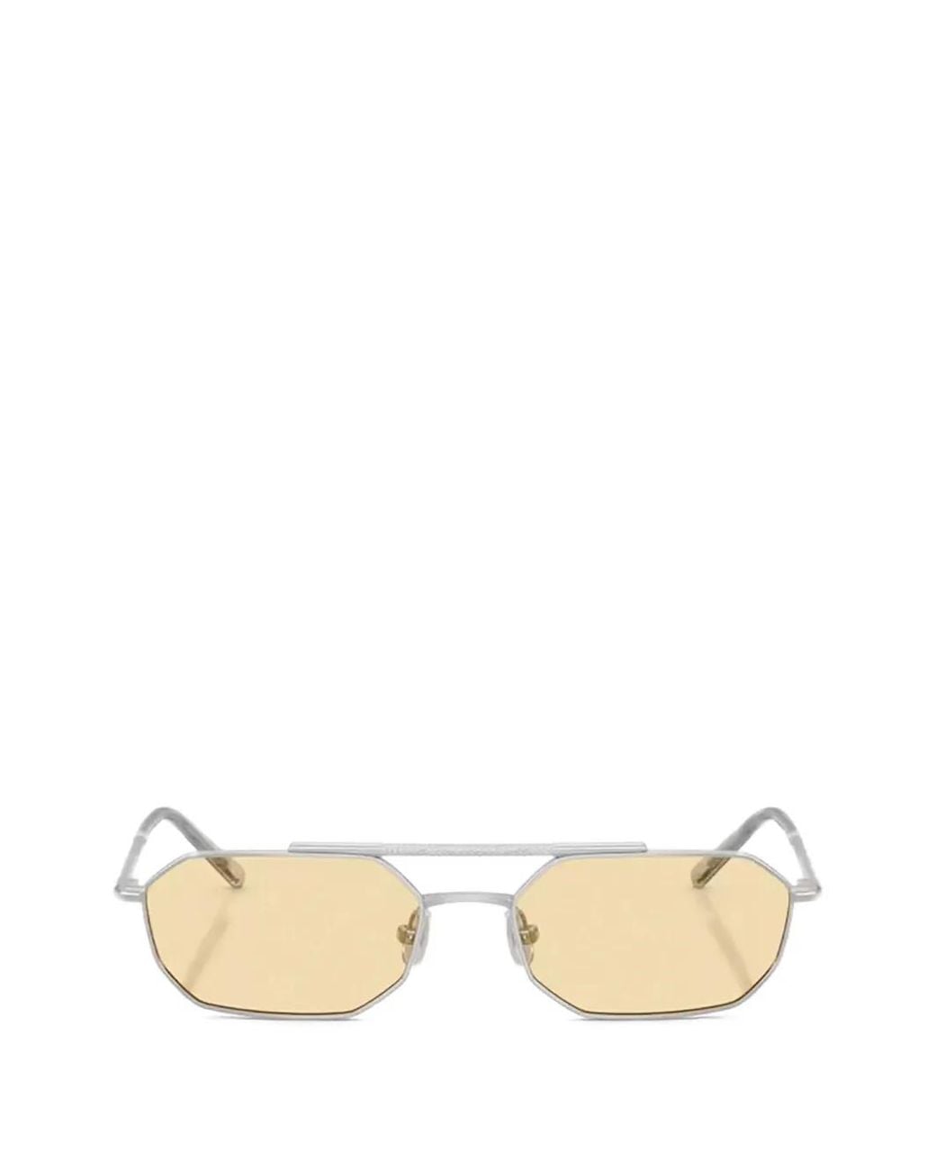 Brunello Cucinelli Natural Tyler Geometric-Frame Sunglasses