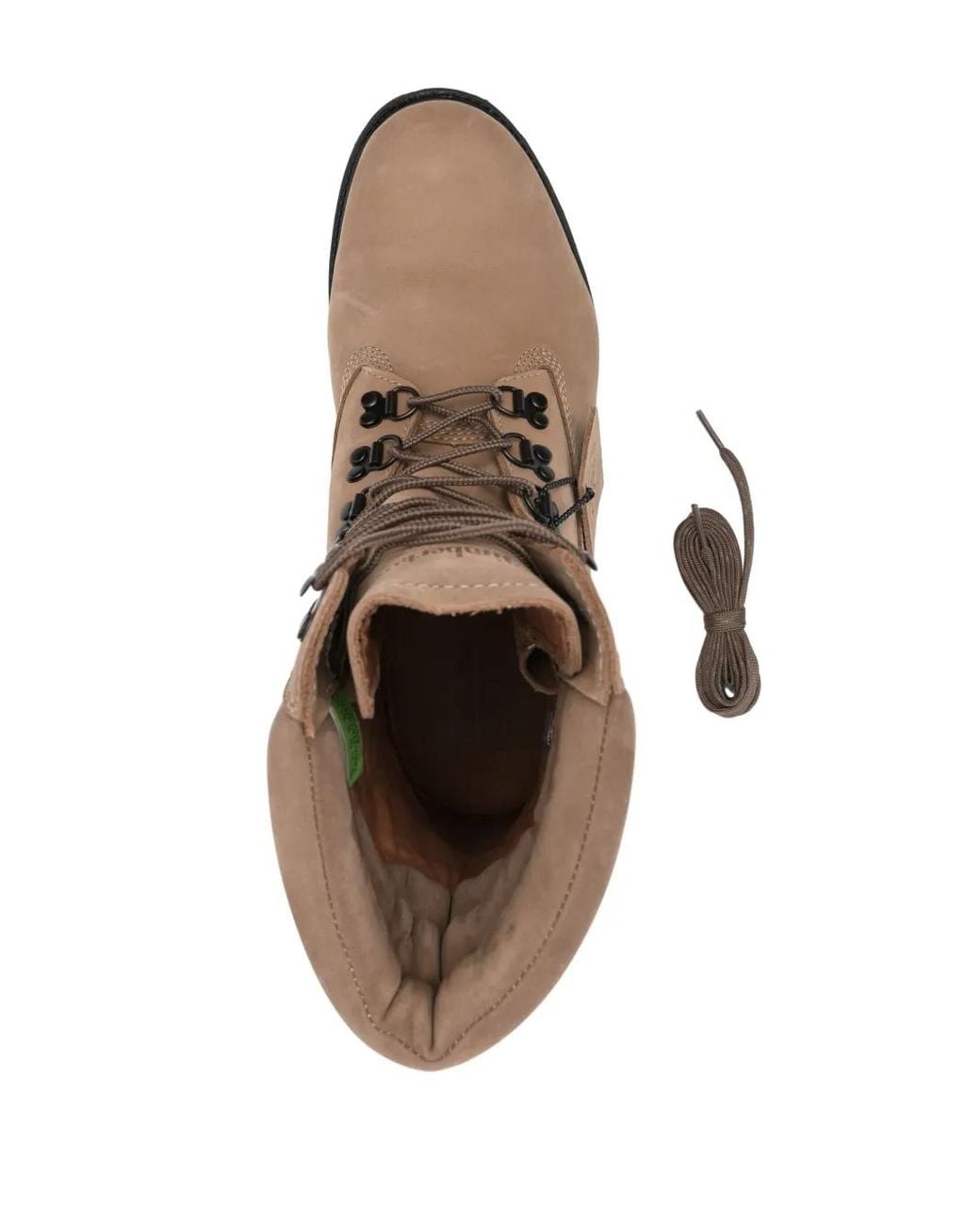 Timberland Brown Nubuck Leather Waterproof Lace-Up Boots for men