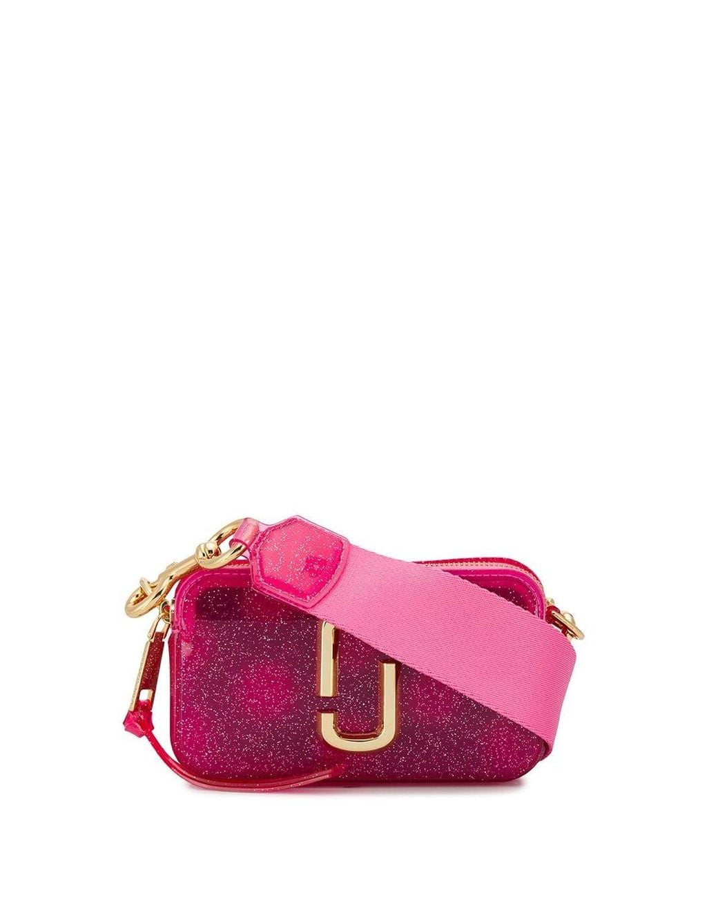 バッグ MARC JACOBS/THE JELLY GLITTER SNAPSHOT Marc Jacobs The Jelly Glitter Snapshot Camera Bag in Pink | Lyst