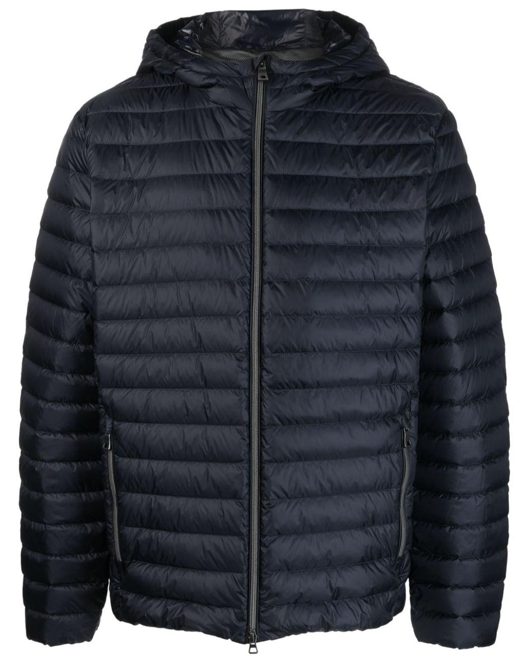 Geox Padded-design Jacket in Blue for Men | Lyst